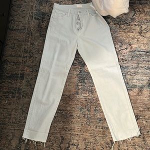 MOTHER Scrapper Cuff Ankle Fray — Size 26